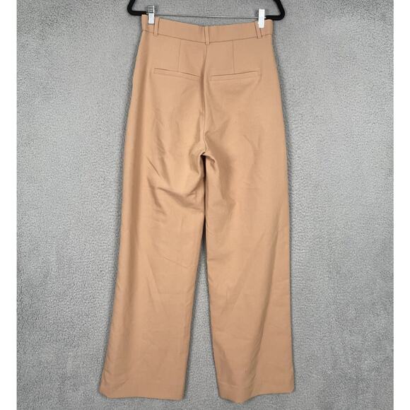 Abercrombie and Fitch Pants Womens 29 / 8L Tan Camel Trousers Wide Leg Straight - Picture 3 of 13